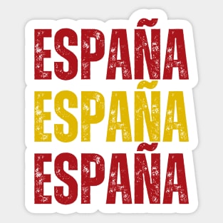 Spain flag, España bandera Sticker